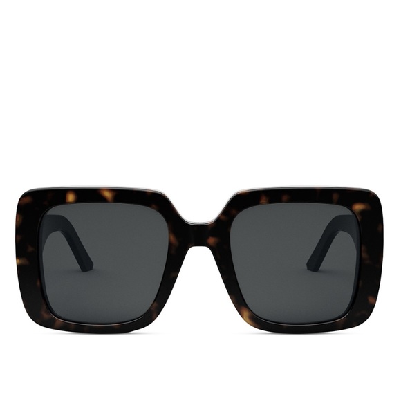 SOLD NWT Authentic Dior Wildior S3U Geometric Sunglasses Dark Havana/Gray Solid - Picture 3 of 14